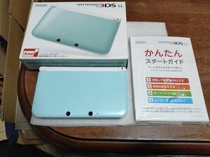 ●ニンテンドー 3DS LL ミント×ホワイト 本体美品 NINTENDO ニンテンドー3DS ミント × ホワイト●