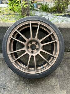 RAYS グラムライツ 57XR 18インチ 8.5J +45 5H PCD100 ダークブロンズ タイヤ ブリヂストン ポテンザ RE004 225/40/18