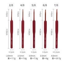 かぎ針9本 セットかぎ針編み 手編み サイズ色々 ハンドメイド 編み物 作品_画像3