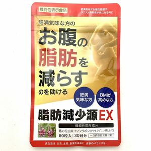 ★送料無料★ 脂肪減少源 EX 肥満 お腹の脂肪を減らす イソフラボン サプリ サプリメント