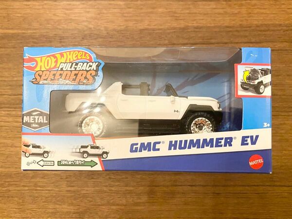 新品 オリジナルパッケージ付き 1/43 ホットウィール マテル GMC ハマー EV ホワイト