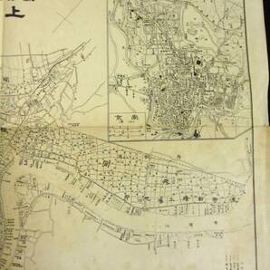 揚子江東部一般図 裏・上海 紡績工場地帯 昭和７年 報知新聞社 地図の画像8