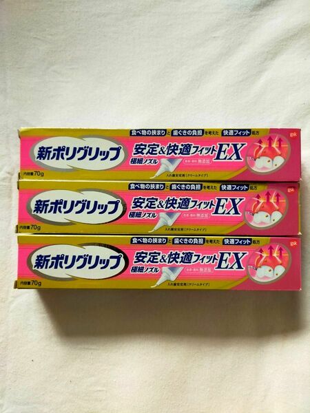 新ポリグリップ 安定＆快適フィットEX 70g