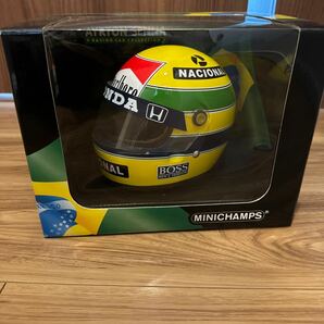 MINICHAMPS/ミニチャンプス 1/2 ヘルメット A.セナ 1988 （世界限定2,288pcs.） デカール加工品 新品 ワールドチャンピオンの画像1