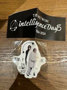 TM NETWORK ガチャ intelligence days devotion 限定yonmaru 新品　ステッカー　宇都宮隆　小室哲哉　木根尚登