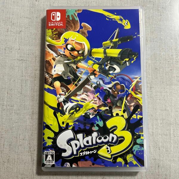 Switch Nintendo ソフト　スプラトゥーン3