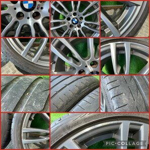 BMW 純正 19インチ 8.0J/8.5J +36/47 PCD120 5H【F:225/40R19 R:255/35R19】YOKOHAMA/BRIDGESTONE 2014/2018年 ラジアルタイヤ付4本セットの画像6