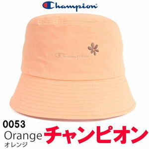 オレンジ Champion チャンピオン ツイルレトロフラワーバケット 187-0053 レディース