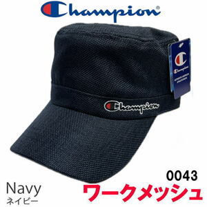ネイビー Champion チャンピオン シートワークメッシュキャップ 0043 メンズ 
