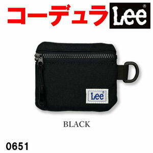 ブラック Lee リー CORDUR コーデュラ 0651 ナイロン コインケース 小銭入れ パスケース