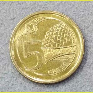 【シンガポール 5セント 硬貨/2013年】 5 CENTS/5￠/現行硬貨/コインの画像2