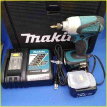 ②【USED/電動工具】 Makita/マキタ 充電式インパクトドライバ TD131DRFX 14.4V 3.0Aｈ バッテリ2個・ケース付属_画像2