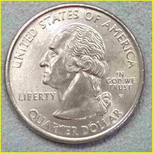 【アメリカ 50州25セント硬貨《マサチューセッツ州》/2000年】クォーターダラーコイン/50州25セント硬貨プログラム/The 50 State Quarters の画像3