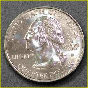 【アメリカ 50州25セント硬貨《オクラホマ州》/2008年】クォーターダラーコイン/50州25セント硬貨プログラム/The 50 State Quarters Prograの画像4