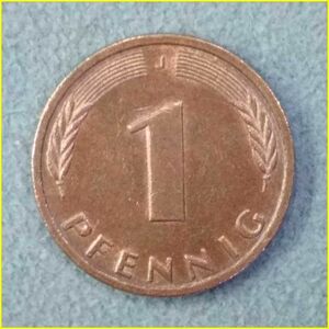 【ドイツ 1ペニヒ 硬貨/1995年】 1 PFENNIG 旧硬貨 /西ドイツ/コイン/古銭