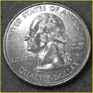 【アメリカ 50州25セント硬貨《アリゾナ州》/2008年】クォーターダラーコイン/50州25セント硬貨プログラム/The 50 State Quarters Programの画像4
