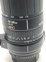 【NN】1円 SIGMA シグマ APO 170-500mm F5-6.3 ペンタックス用 動作未確認_画像3