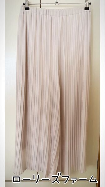 美品 ローリーズファーム プリーツ ワイド パンツ ガウチョ