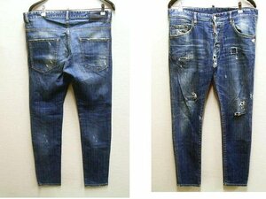 ●即決[50]DSQUARED2 16AW SKATER JEAN S74LB0024 スケーター ジーン スリム デニム パンツ■5791