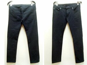 Обратное решение [W32] Dior Homme 07SS Eddie Rayon Stretch Black Denim 7e3110460187 брюки ■ 5870