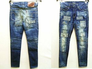 ●即決[2]ほぼ未使用品 glamb Unplugged skinny denim アンプラグドスキニーデニム スリム デニム パンツ■6592