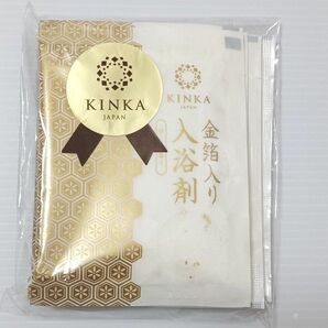 金箔入り入浴剤　5包入り KlNKA 金華ゴールド ローズの香り 石川県金沢市 箔一産業