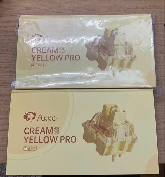 Akko V3 Cream Yellow PRO Switch キースイッチ