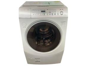 【通電確認済み】SHARP/シャープ ドラム式洗濯機 ES-V530-NR 右開き 現状品 引き取り歓迎 神奈川県