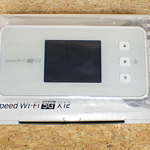 【新品 未使用】SIMフリー UQ Speed Wi-Fi 5G X12 アイスホワイト NAR03SWU モバイルルーター NEC 制限〇 一括購入(PDA371-1)の画像2