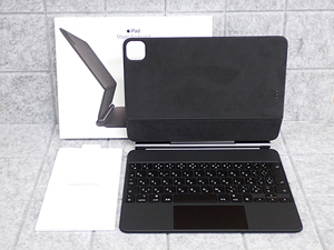 【中古 良品】Magic Keyboard 日本語 JIS MXQT2J/A iPad Air 第4・5世代 11インチ iPad Pro 第1・2・3世代 用 キーボード A2261(PDA336-2)
