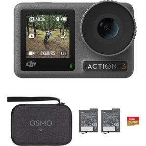 【新品 開封品】DJI Osmo Action3 Creator Combo 海外版 アクションカメラ ビデオカメラ 4K/120fps バッテリー2個 SDカード付(PDA182-1)の画像2