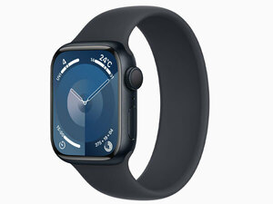 【新品 未開封】Apple Watch Series9 GPS 2023年 41mm ミッドナイトアルミニウムケース と ミッドナイトソロループ サイズ4 (PDB117-1)