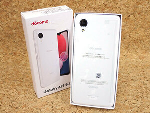 【新品 未使用】SIMフリー docomo Galaxy A23 5G SC-56C ホワイト 白 サムスン Android スマホ 本体 制限〇 一括購入(PDA189-6)