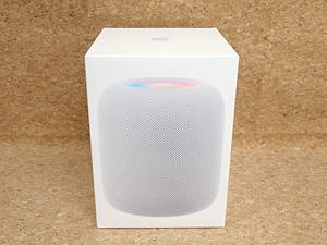 ☆【新品 未開封】Apple HomePod 第2世代 ホワイト MQJ83J/A A2825 Bluetooth スマート スピーカー(PZ135-1)