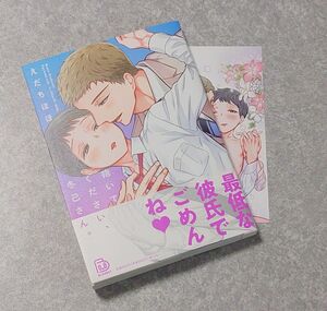 抱いてください、冬己さん。 えだちほほ BL コミックス アニメイト特典 ポストカード付き イラストカード 非売品