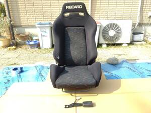 現状売切！ RECARO レカロ BLIMP ideal seat 希少 当時物 前期 SW20 MR2 MR-2 運転席シート セミバケ セミバケット 中古 画像で 破れ等有