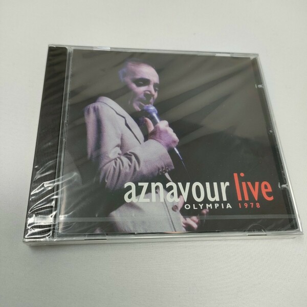 未開封　CD シャルル・アズナブール　Olympia 78　aznavour live ライブ 即決　送料込み　