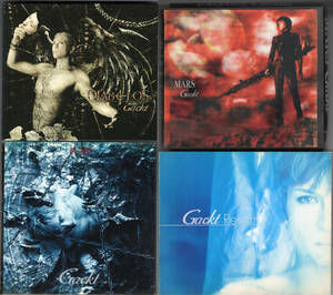 Gackt CD4枚セット ▲MARS ▲Rebirth ▲MOON ▲DIABOLOS