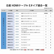 99097-69T23-P03 2023年 スズキ 7インチ HDMI ケーブル 車 YouTube Eタイプ Aタイプ 接続 変換 スマホ ナビ 連携 ミラーリング キャスト_画像8