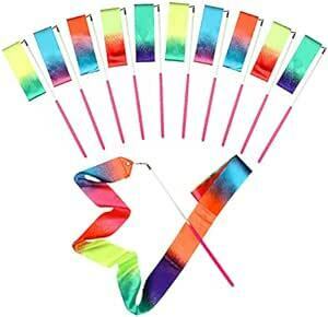 MUDOR 10 piece. 2 meter length. rhythmic sports gymnastics ribbon, child therefore. .... cane and, rainbow. Dance. libo