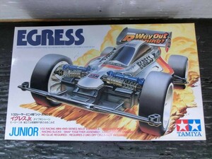 T【V3-41】【60サイズ】▲未組立/TAMIYA タミヤ/ミニ四駆 イグレスJr タイプ4シャーシ/ステッカーセット付/プラモデル