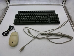 T【3ほ-26】【80サイズ】▲TEC PARTS Macway キーボード/Apple Bus Mouse II M2706/ジャンク扱い/※ヤケ 傷汚れあり