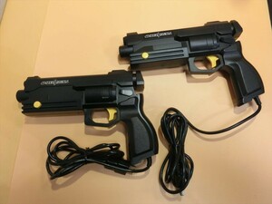 T【ヤ4-80】【80サイズ】▲SEGA/セガサターン用 ガンコン バーチャガン HSS-0152 2個セット/ジャンク扱い/※傷・汚れ有