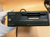 T【ユ4-26】【80サイズ】▲SONY/HBD-20W MSX 3.5インチ マイクロフロッピーディスクドライブ/ジャンク扱い/※傷・汚れ有_画像4