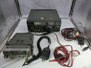 T【3み-29】【100サイズ】ICOM アイコム/IC-271・IC-2300 トランシーバー 2点セット/ジャンク/※傷・汚れ有