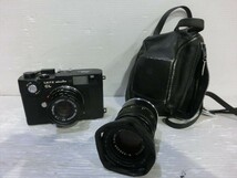 T【Z3-25】【80サイズ】▲ライツミノルタ CL フィルムカメラ/M-ROKKOR 40mm F2 1：2 f=40mm・1：4/90 レンズ/ジャンク扱い/※傷・汚れ有_画像1