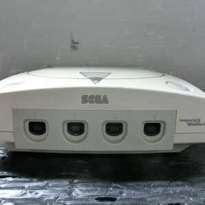 T【A4-48】【80サイズ】▲SEGA セガ/ドリームキャスト 本体セット/ゲーム機/ジャンク扱い/※電源コード無し・汚れ有の画像4