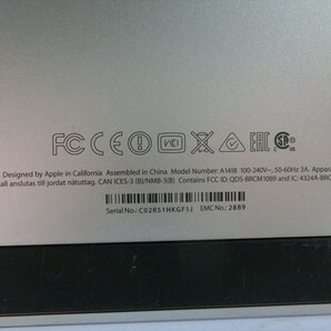 T【3ま-67】【140サイズ】Apple iMac Late2015 A1418/デスクトップパソコン/PC/簡易動作確認済/※傷・汚れ・破損有の画像3