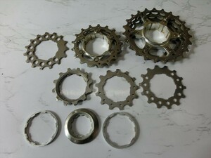 T【3ま-78】【送料無料】DURA-ACE デュラエース/CS7700 スプロケット 12T-23T/※傷・汚れ有