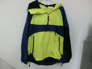 T【C4-95】【60サイズ】▲NIKE ナイキ/ACG ナイロンジャケット ブルー×イエロー/Mサイズ/メンズ/アウター/上着/※汚れ有